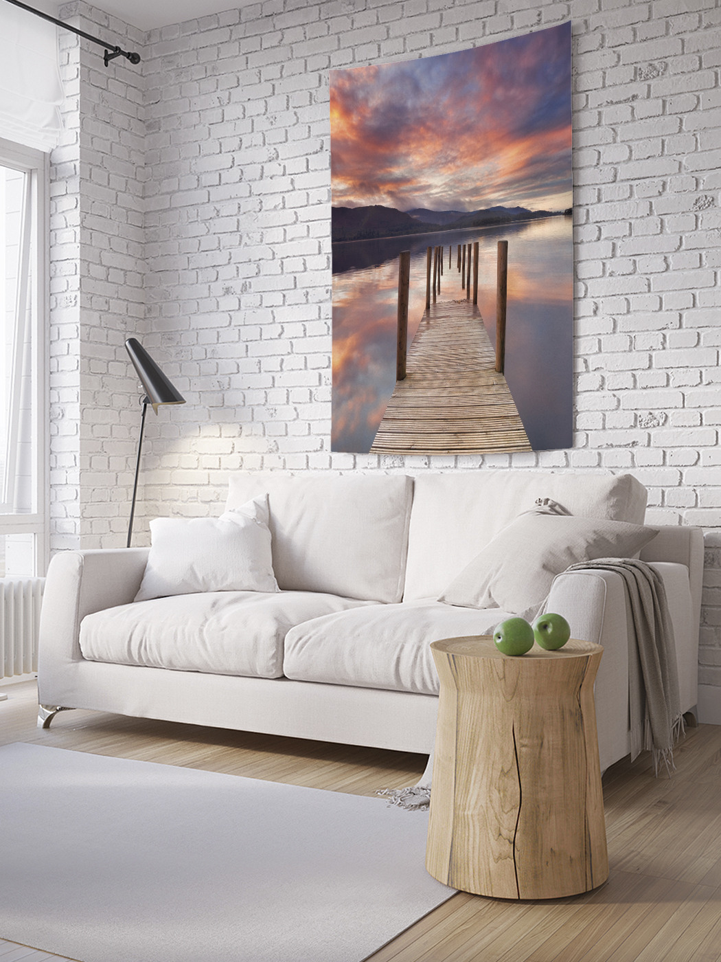 

Вертикальное фотопанно на стену JoyArty Пирс и небо 100x150 см, Пирс и небо