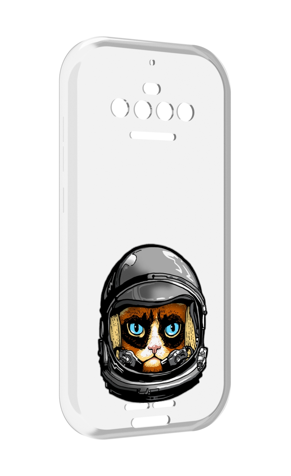 

Чехол MyPads кот космонавт для Oukitel F150 R2022, Прозрачный, Tocco