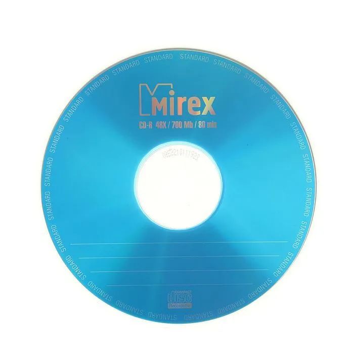 

Диск CD-R Mirex Standard, 48x, 700 Мб, конверт, 1 шт