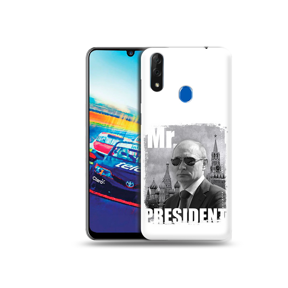

Чехол MyPads Tocco для ZTE Blade V10 Путин (PT136503.455.141), Прозрачный, Tocco