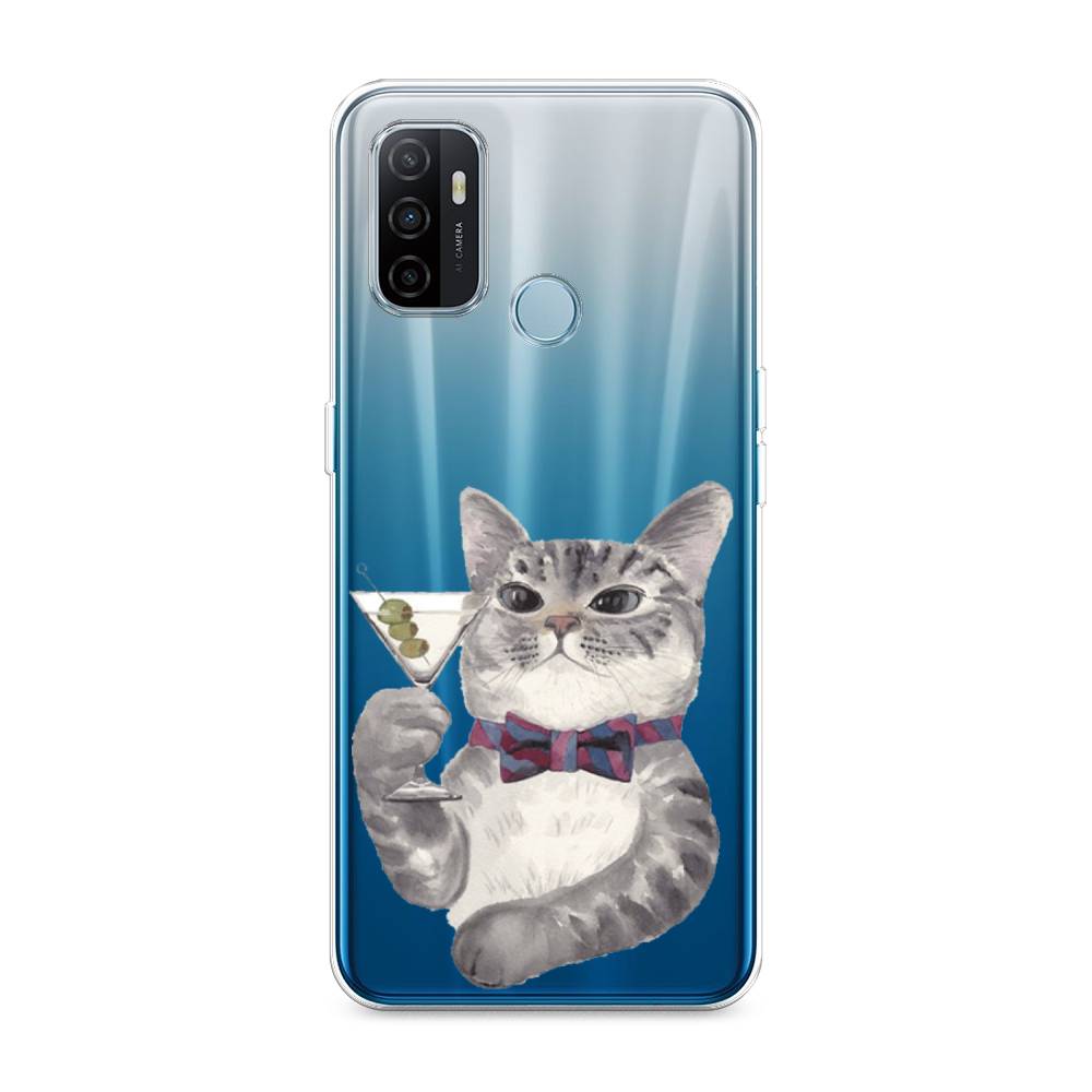 

Силиконовый чехол "Кот джентльмен" на Oppo A53, Кот джентльмен