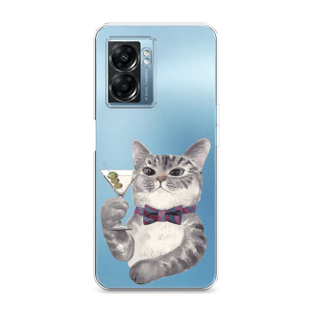 

Силиконовый чехол "Кот джентльмен" на Oppo A57 5G, Кот джентльмен