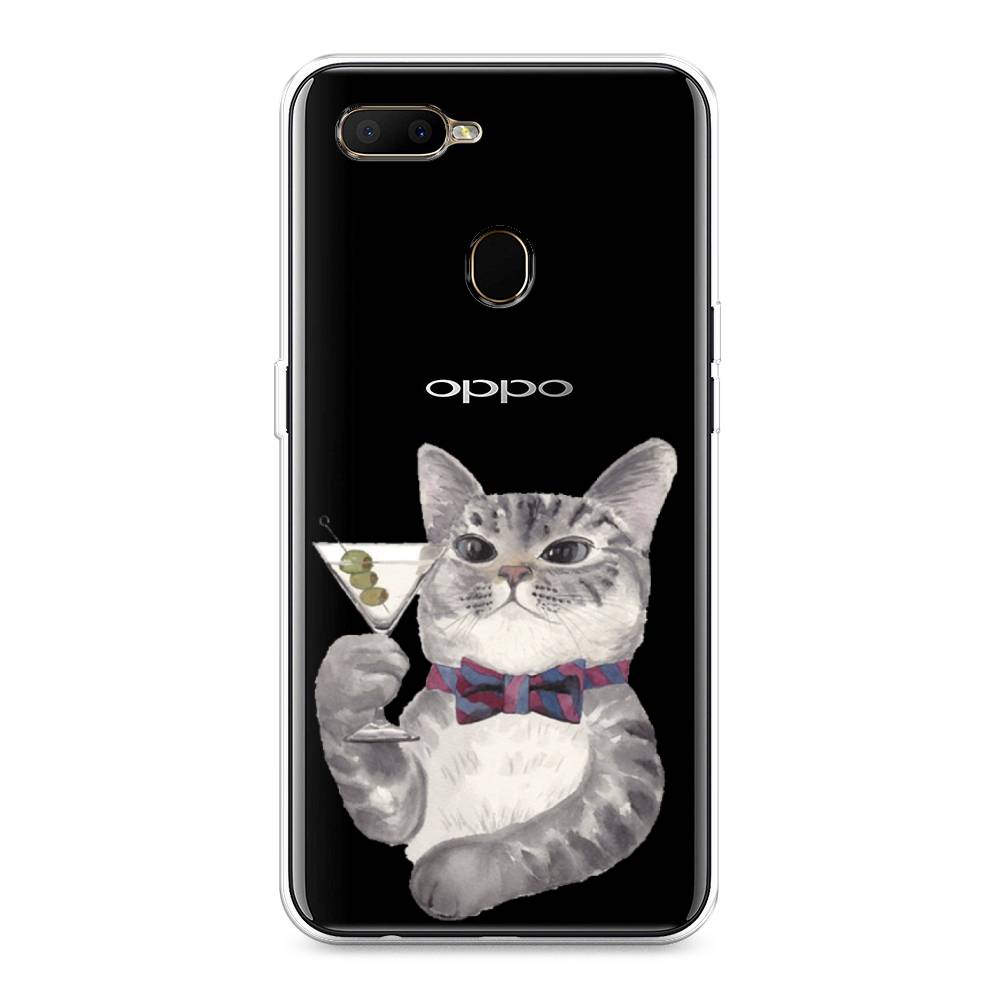 

Силиконовый чехол "Кот джентльмен" на Oppo A5s, Кот джентльмен