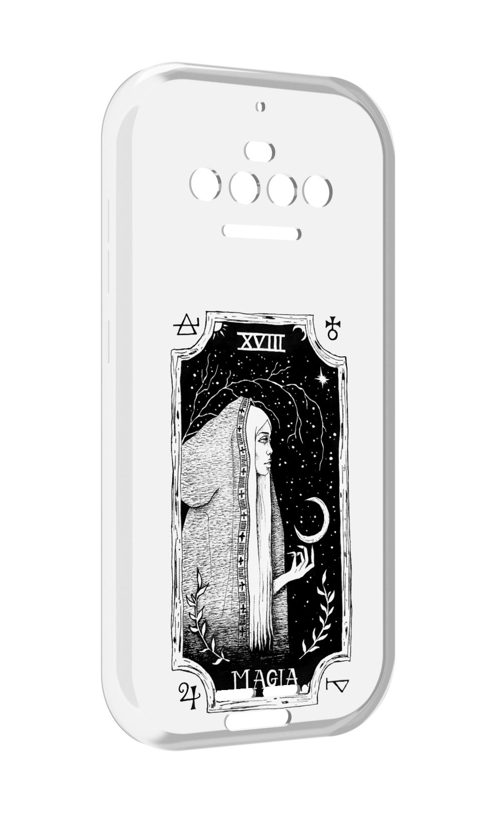 

Чехол MyPads лунная магия для Oukitel F150 R2022, Прозрачный, Tocco
