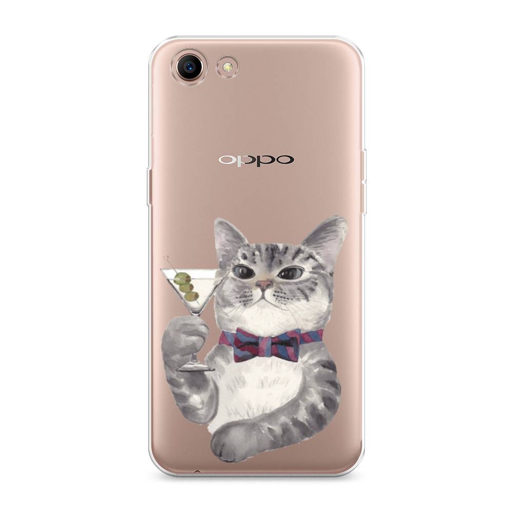 

Силиконовый чехол "Кот джентльмен" на Oppo A83, Кот джентльмен