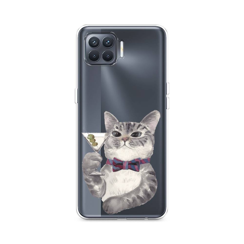 

Силиконовый чехол "Кот джентльмен" на Oppo A93, Кот джентльмен