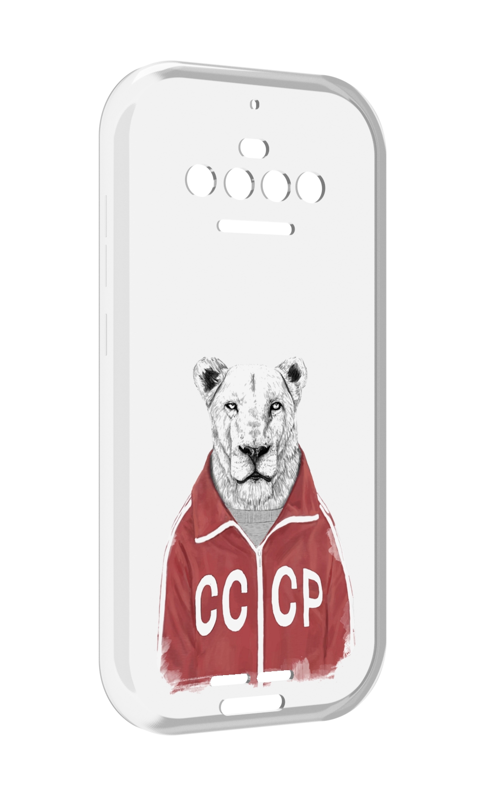 

Чехол MyPads львица ссср для Oukitel F150 R2022, Прозрачный, Tocco