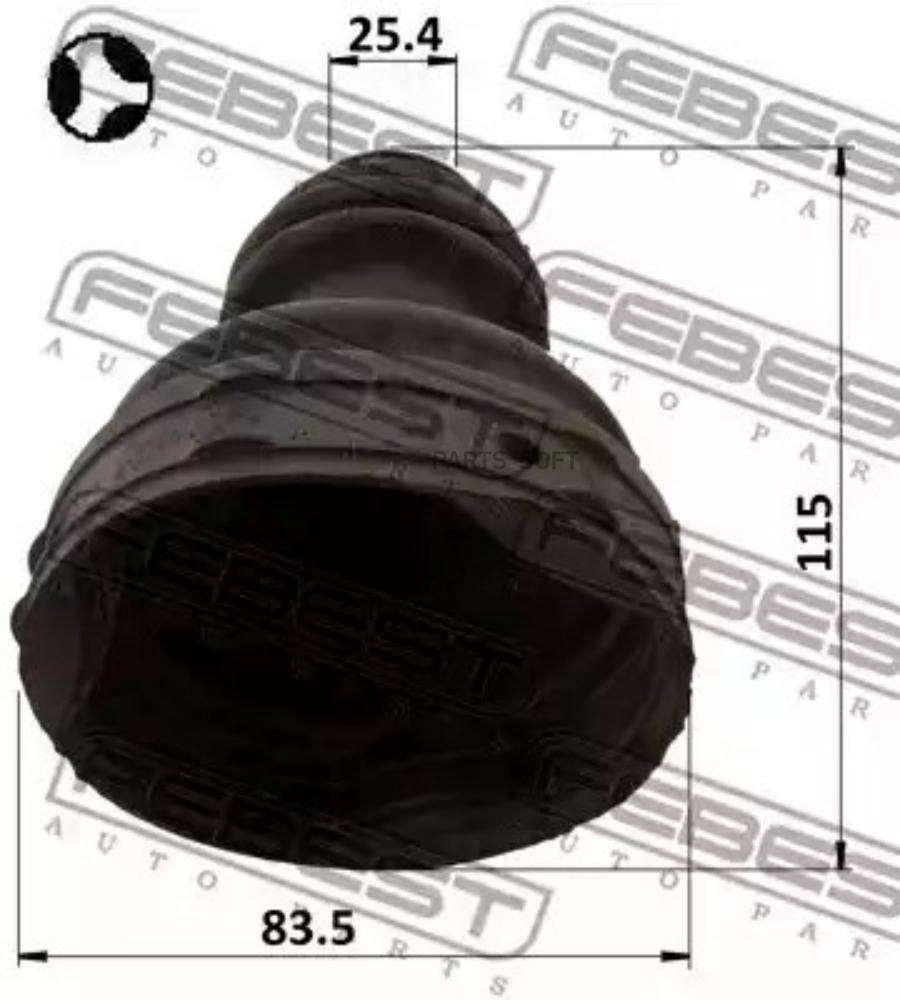 

FEBECT 2415-LAGIIIT Пыльник ШРУСа RENAULT LAGUNA III/MEGANE III 08-16 внут.