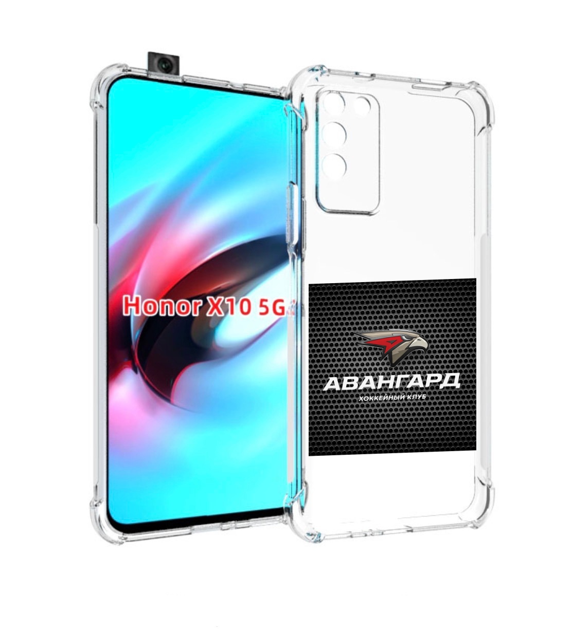 

Чехол MyPads авангард омск для Honor X10, Прозрачный, Tocco