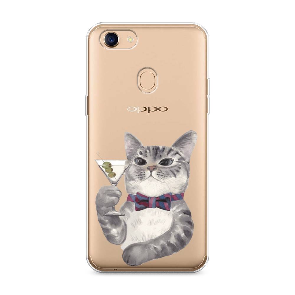 

Силиконовый чехол "Кот джентльмен" на Oppo F5, Кот джентльмен
