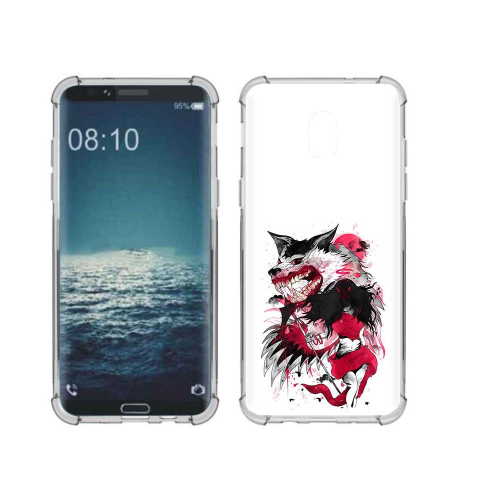 

Чехол MyPads Tocco для Samsung Galaxy J3 красная шапочка (PT226926.574.410), Прозрачный, Tocco