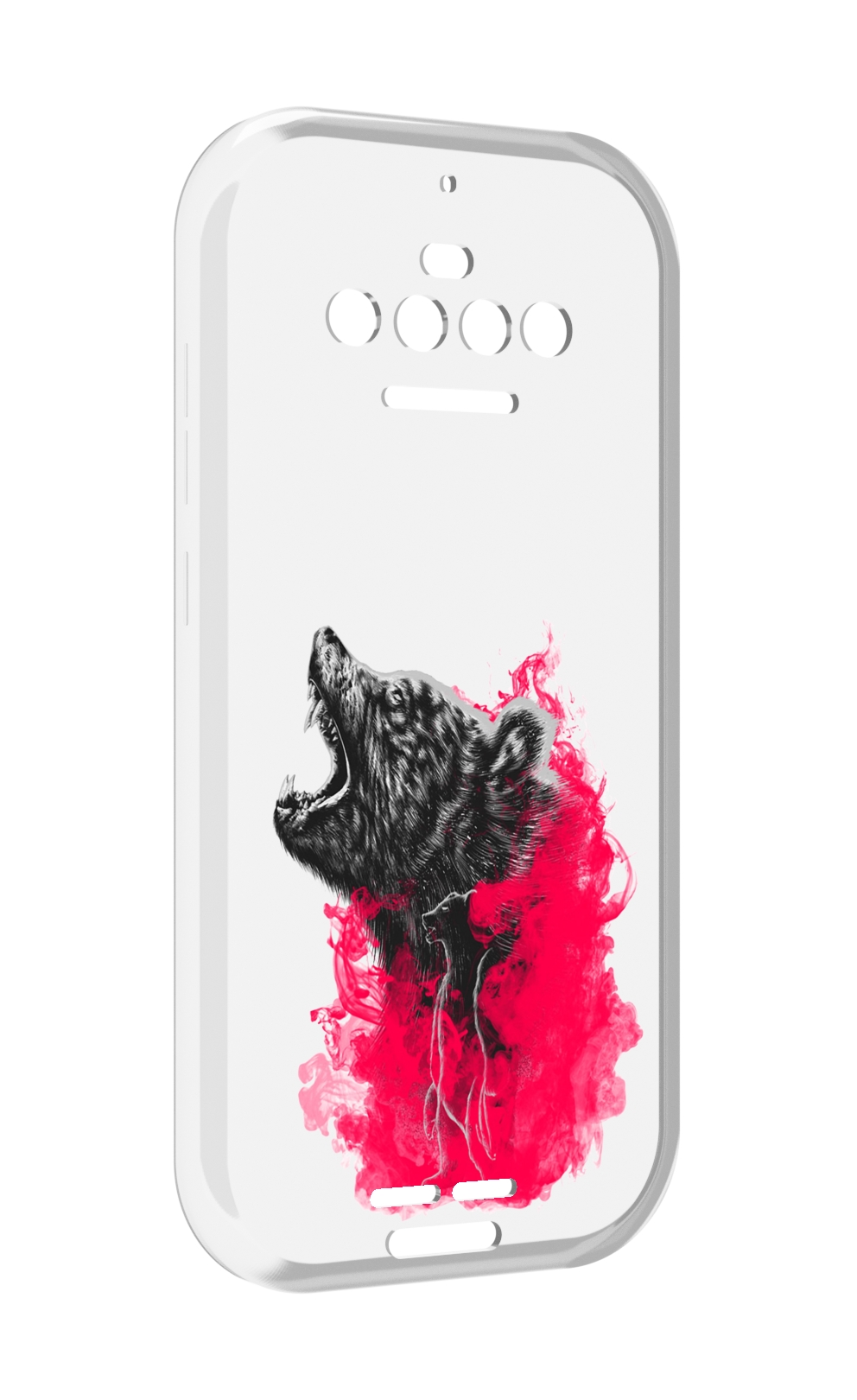 

Чехол MyPads медведь в дымке для Oukitel F150 R2022, Прозрачный, Tocco