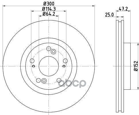 

Тормозной диск NISSHINBO ND8031K