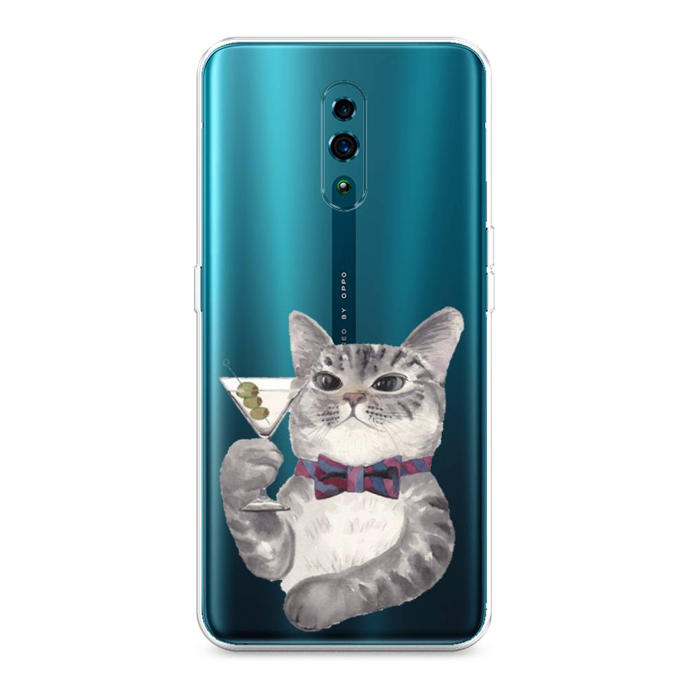 

Силиконовый чехол "Кот джентльмен" на Oppo Reno, Кот джентльмен
