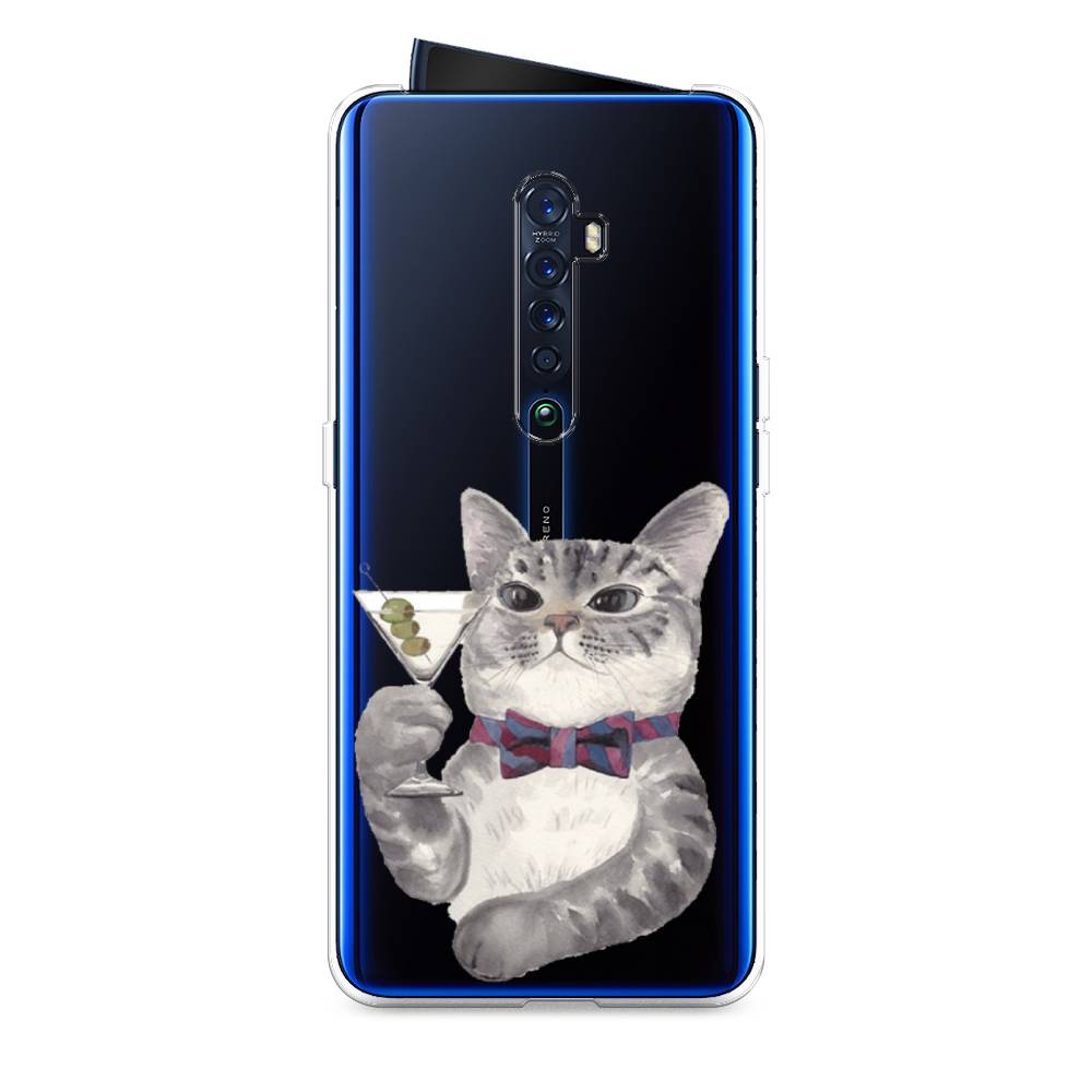 

Силиконовый чехол "Кот джентльмен" на Oppo Reno 2, Кот джентльмен