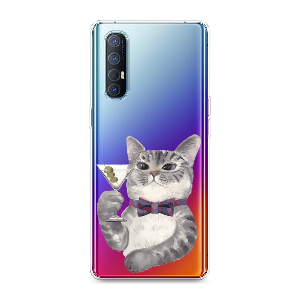 

Силиконовый чехол "Кот джентльмен" на Oppo Reno 3 Pro, Кот джентльмен