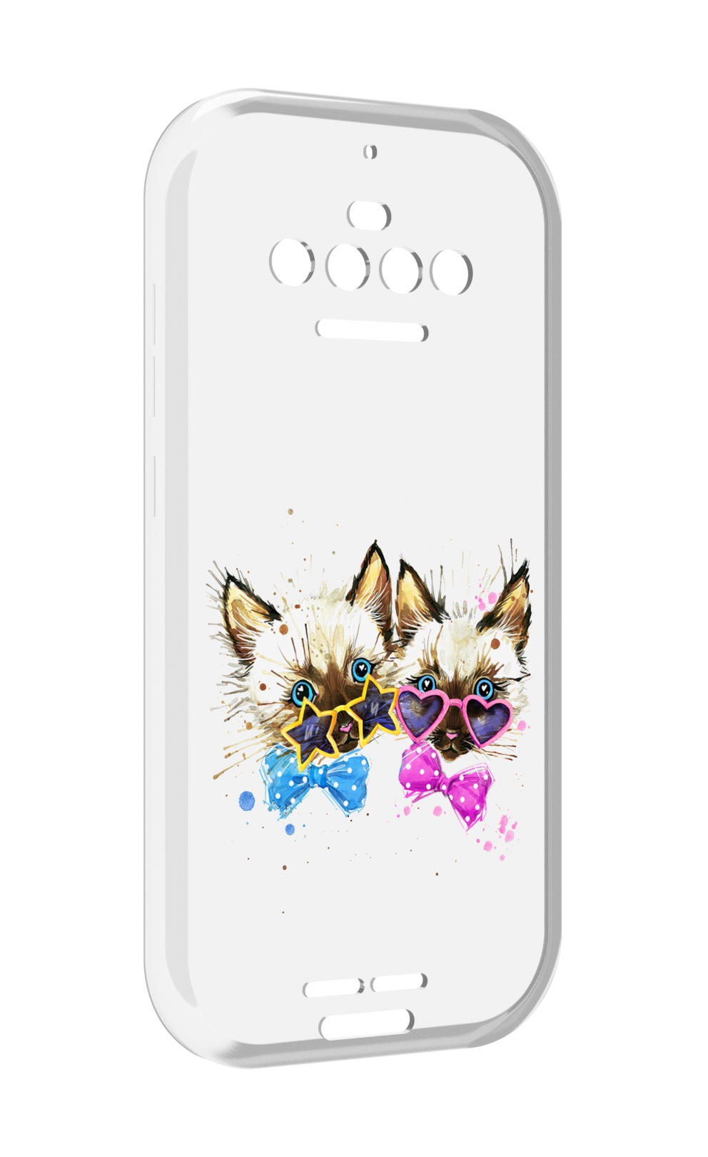 

Чехол MyPads милые котята для Oukitel F150 R2022, Прозрачный, Tocco