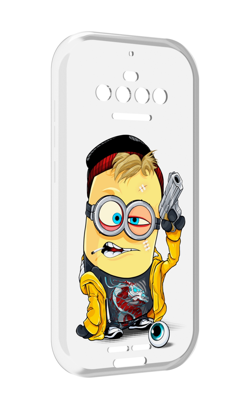 Чехол MyPads миньон бандит для Oukitel F150 R2022