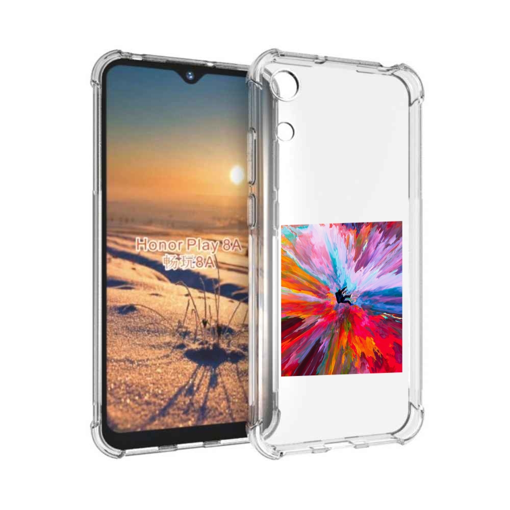 

Чехол бампер MyPads красочный астранавт для Honor 8A, Прозрачный, Tocco