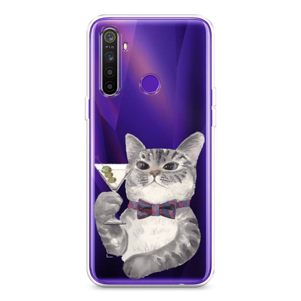 

Силиконовый чехол "Кот джентльмен" на Realme 5, Кот джентльмен