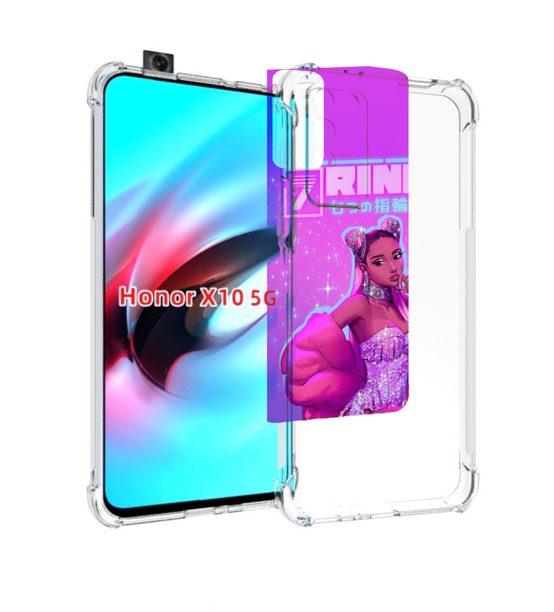 

Чехол MyPads ариана-гранде для Honor X10, Прозрачный, Tocco