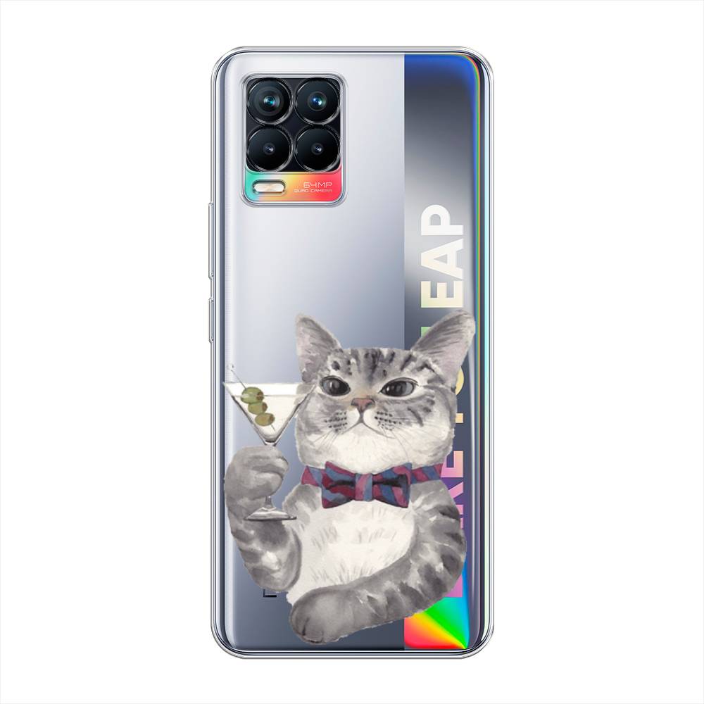 

Силиконовый чехол "Кот джентльмен" на Realme 8, Кот джентльмен