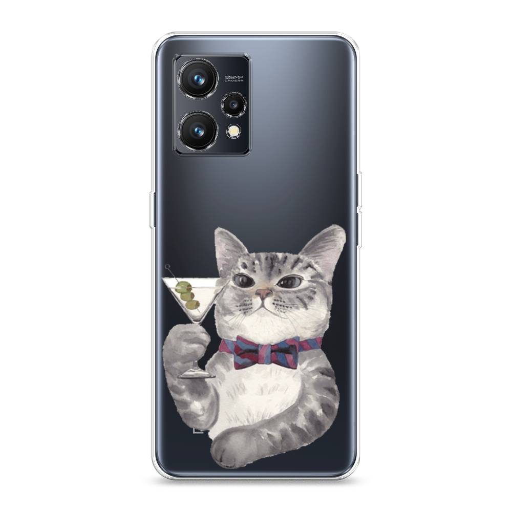 

Силиконовый чехол "Кот джентльмен" на Realme 9, Кот джентльмен