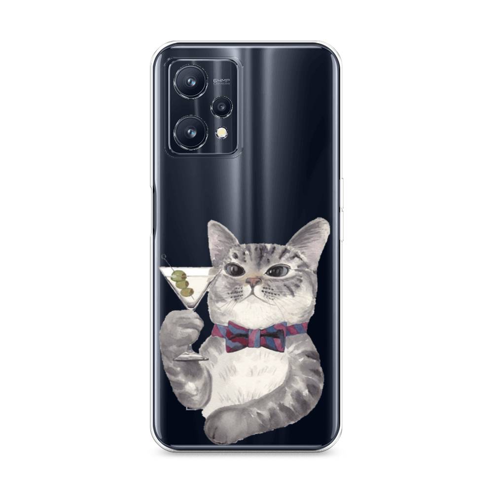 

Силиконовый чехол "Кот джентльмен" на Realme 9 Pro Plus, Кот джентльмен