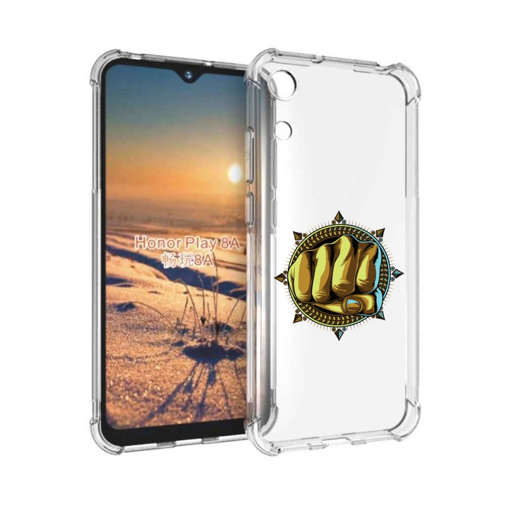 

Чехол бампер MyPads кулак для Honor 8A, Прозрачный, Tocco