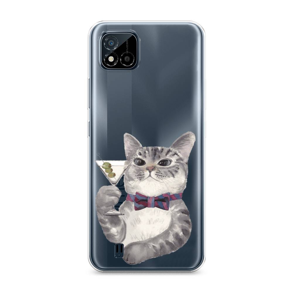 

Силиконовый чехол "Кот джентльмен" на Realme C11 (2021), Кот джентльмен