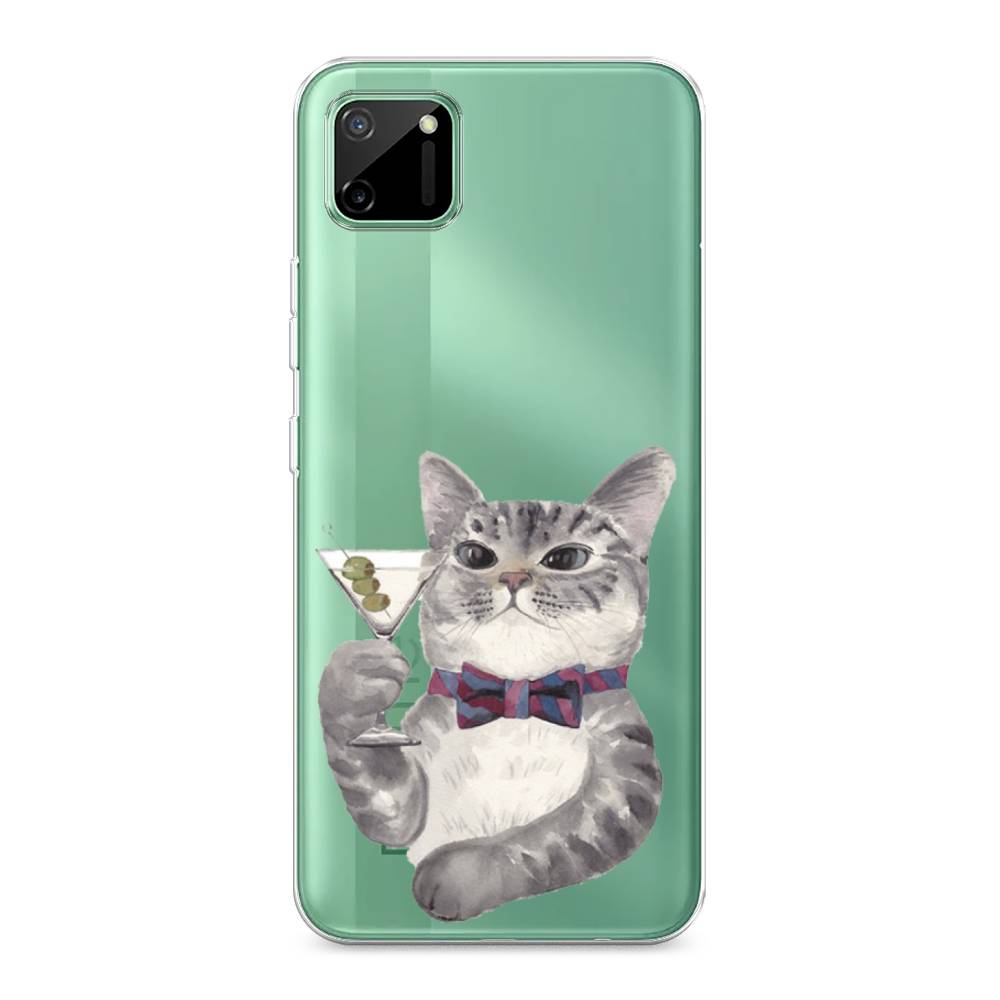 

Силиконовый чехол "Кот джентльмен" на Realme C11, Кот джентльмен