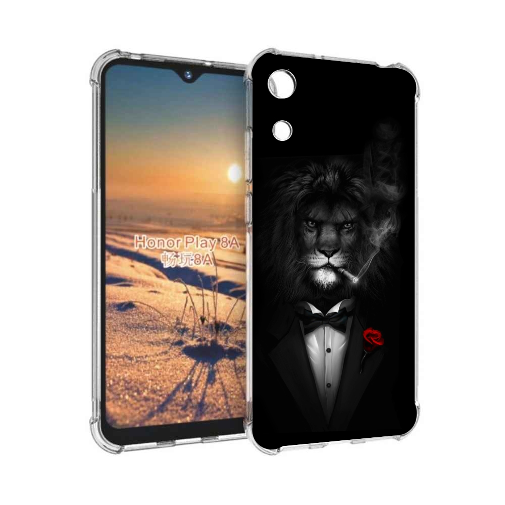 

Чехол бампер MyPads лев-в-темноте-с-сигаретой мужской для Honor, Прозрачный, Tocco