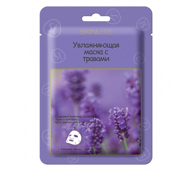 

Маска SKINLITE увлажняющая, с травами, 19 мл, Увлажняющая маска с травами