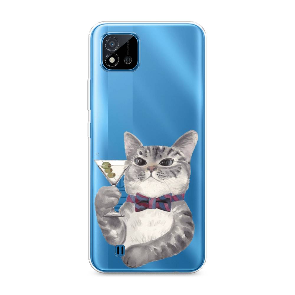 

Силиконовый чехол "Кот джентльмен" на Realme C20, Кот джентльмен