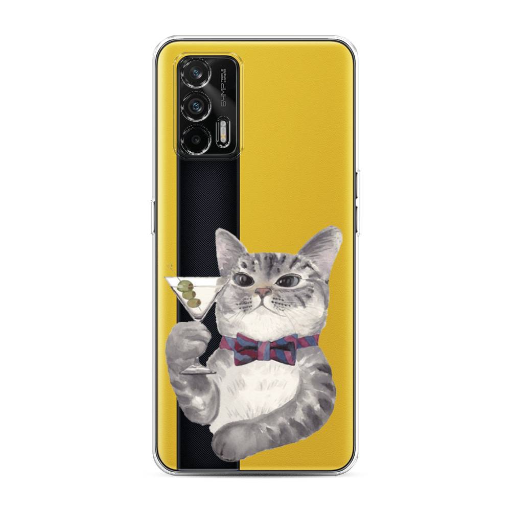 

Силиконовый чехол "Кот джентльмен" на Realme GT, Кот джентльмен