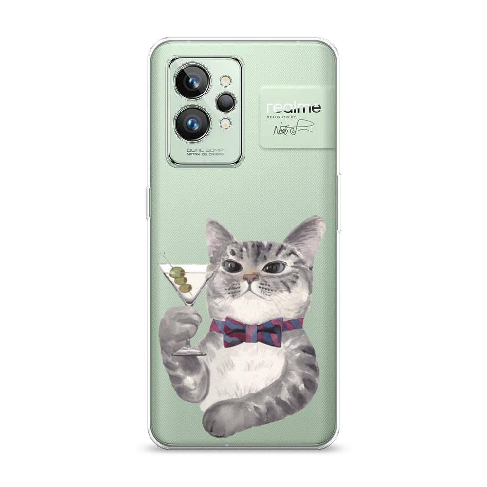 

Силиконовый чехол "Кот джентльмен" на Realme GT 2 Pro, Кот джентльмен