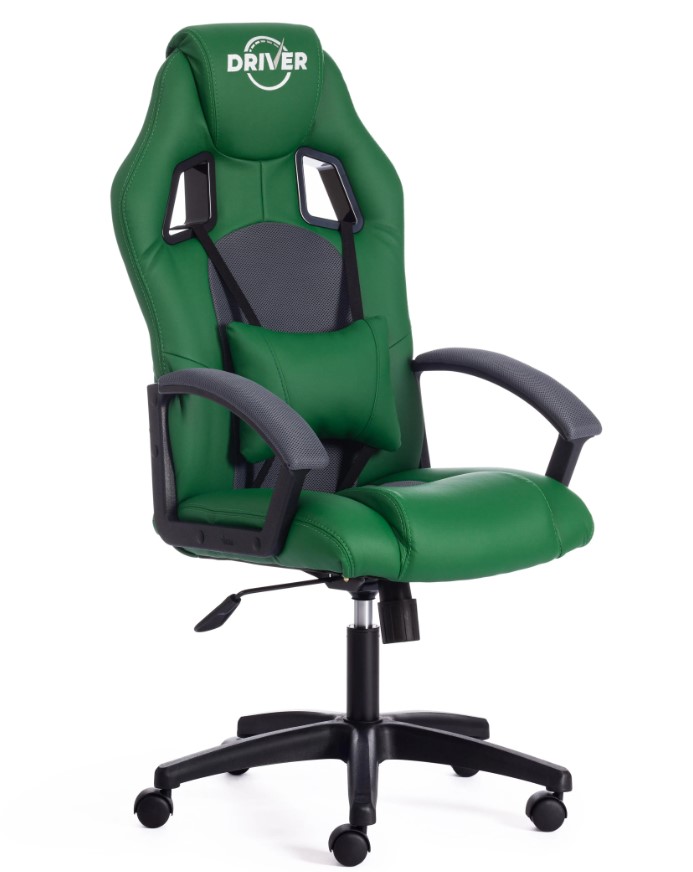 

Tetchair DRIVER кож/зам/ткань, зеленый/серый, 36-001/12, 3128-01