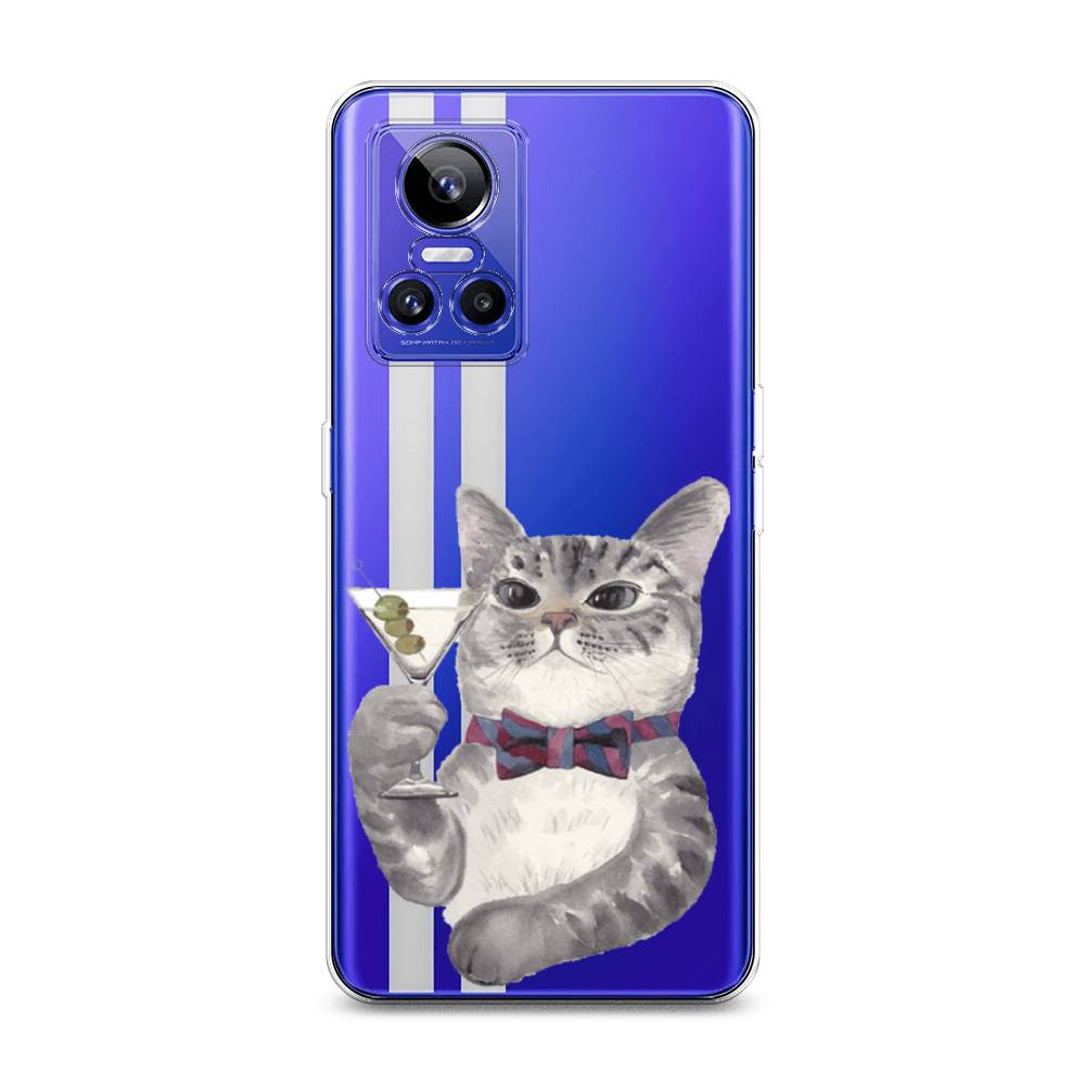 

Силиконовый чехол "Кот джентльмен" на Realme GT Neo 3, Кот джентльмен
