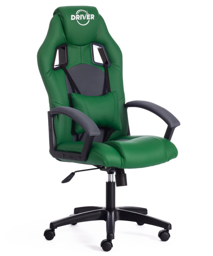 

Tetchair DRIVER кож/зам/ткань, зеленый/серый, 36-001/12, 3128-01
