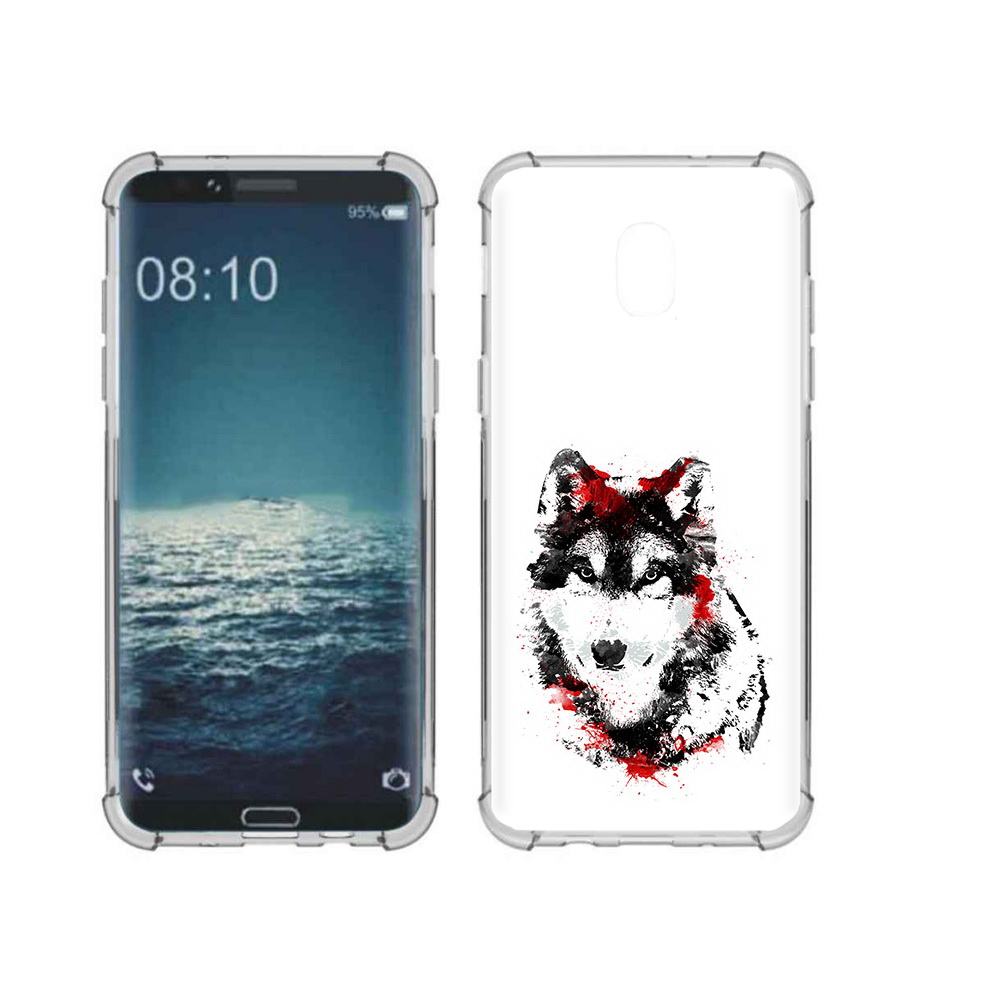 

Чехол MyPads Tocco для Samsung Galaxy J3 кровавый волк (PT226926.574.416), Прозрачный, Tocco