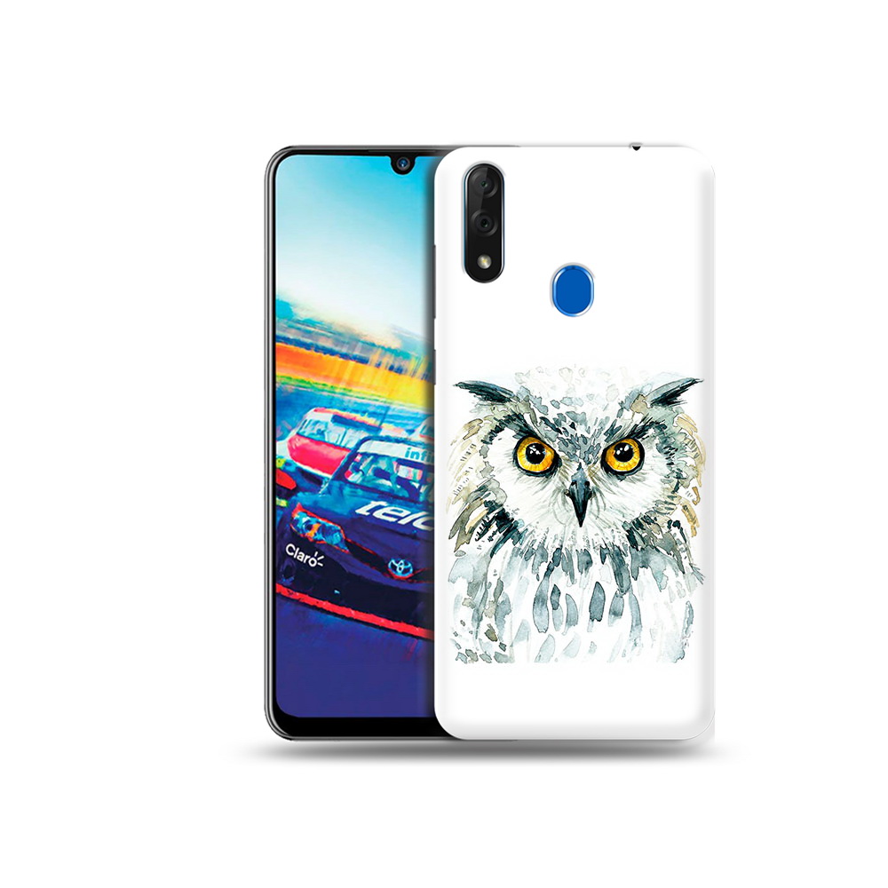 

Чехол MyPads Tocco для ZTE Blade V10 Серьезная сова (PT136503.455.156), Прозрачный, Tocco