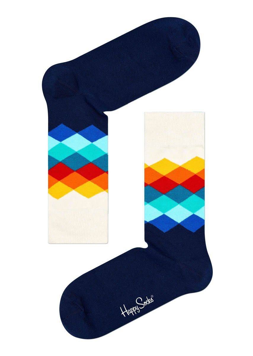 

Носки мужские Happy Socks FD01 разноцветные, Разноцветный, FD01