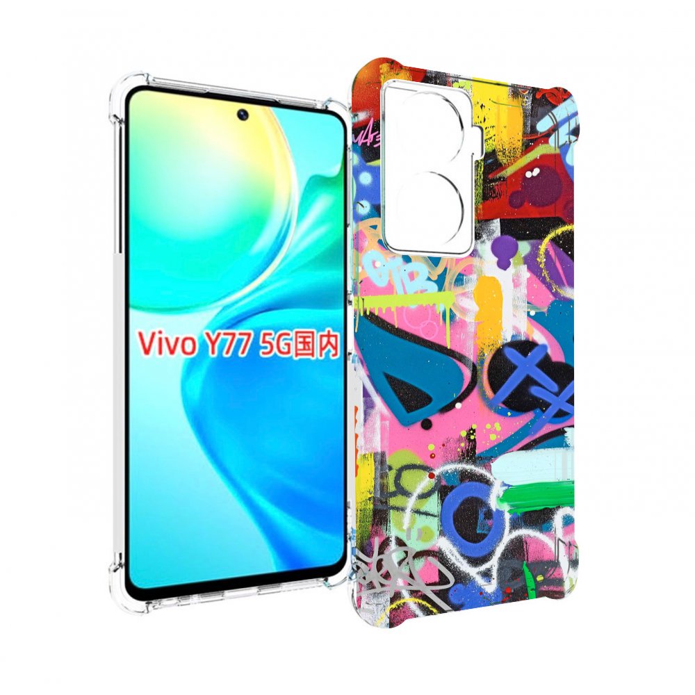 

Чехол MyPads абстракция-графити для Vivo Y77 5G, Прозрачный, Tocco
