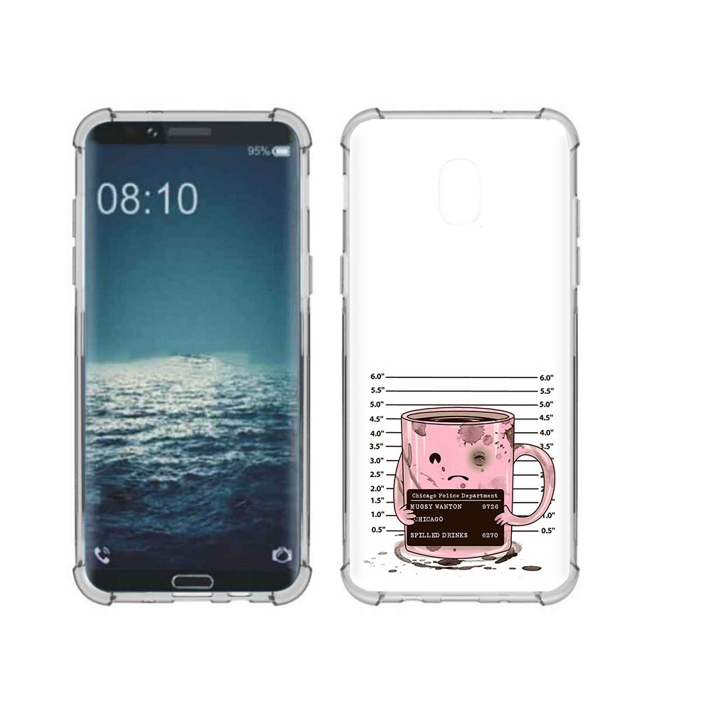 

Чехол MyPads Tocco для Samsung Galaxy J3 кружка (PT226926.574.420), Прозрачный, Tocco
