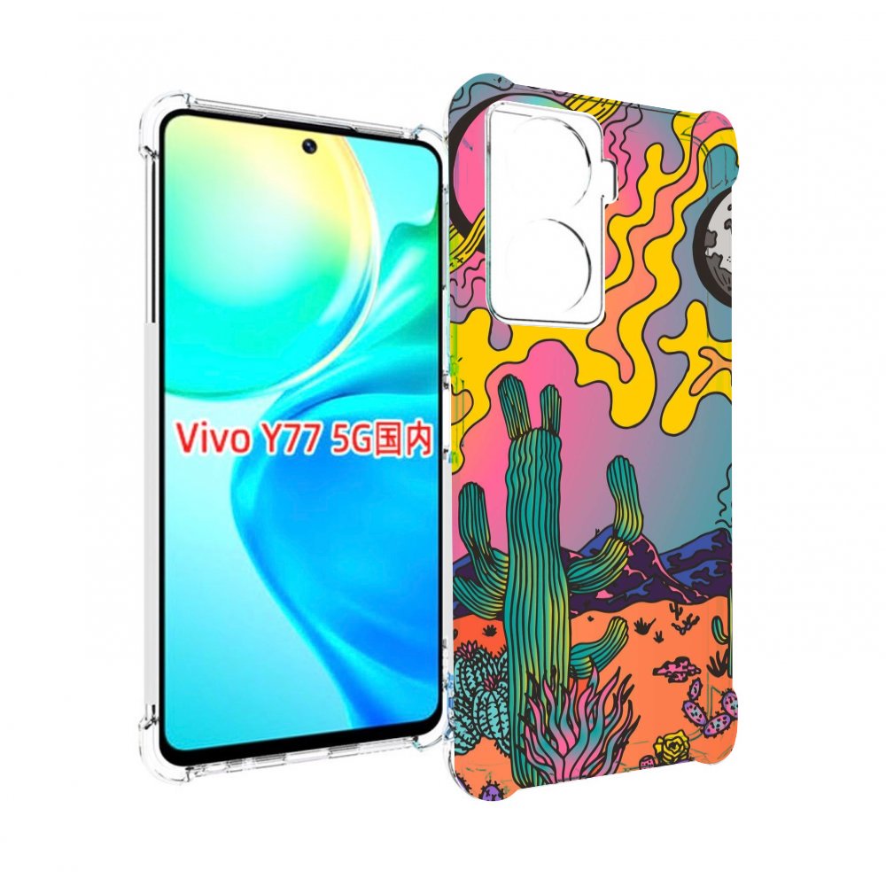 

Чехол MyPads акварельные рисунки для Vivo Y77 5G, Прозрачный, Tocco