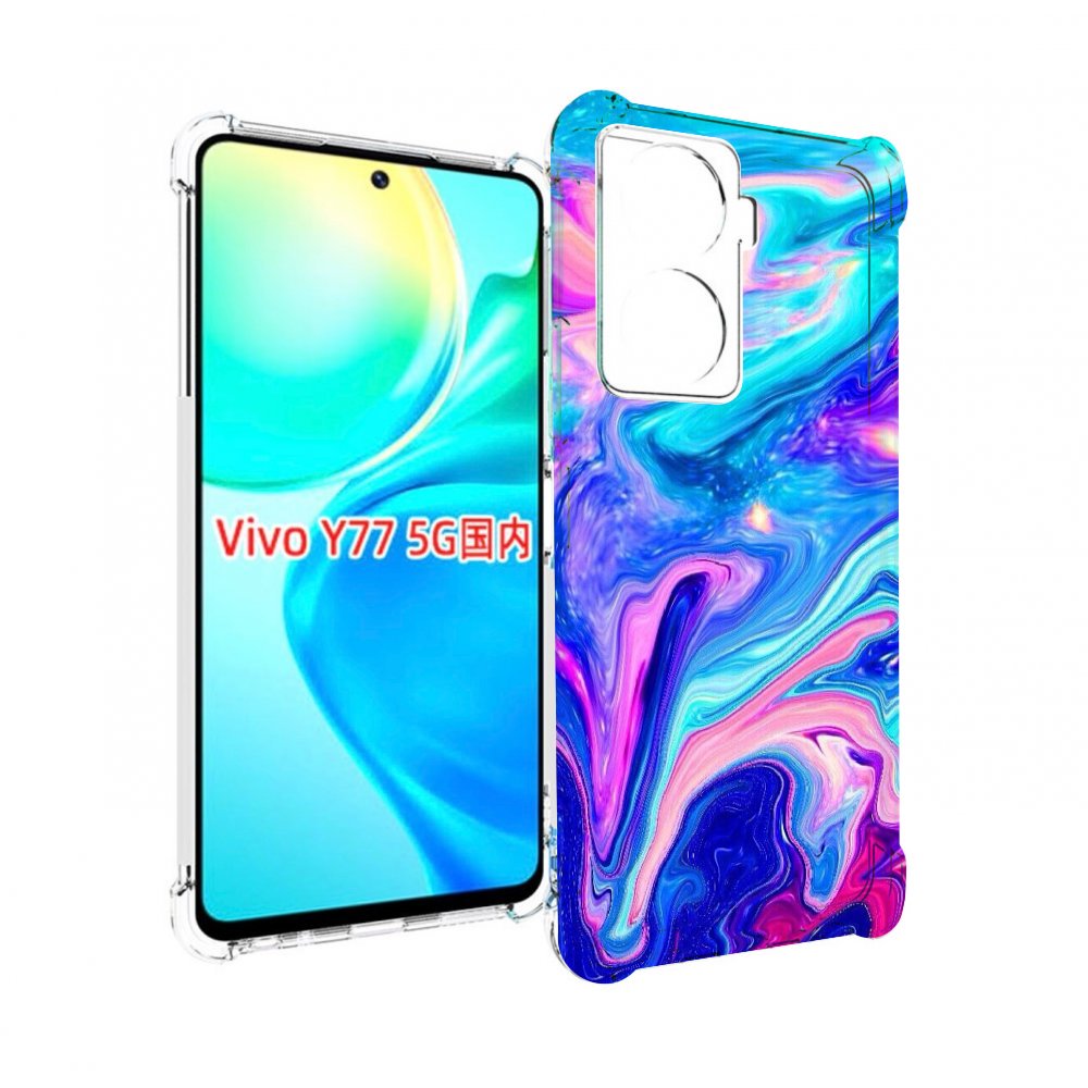 

Чехол MyPads акварельные-краски для Vivo Y77 5G, Прозрачный, Tocco