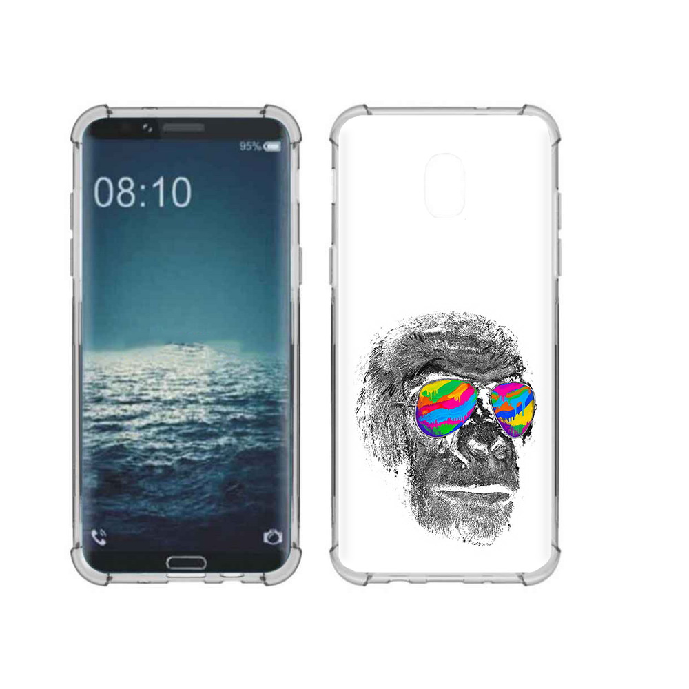 

Чехол MyPads Tocco для Samsung Galaxy J3 крутая обезьяна в очках (PT226926.574.422), Прозрачный, Tocco
