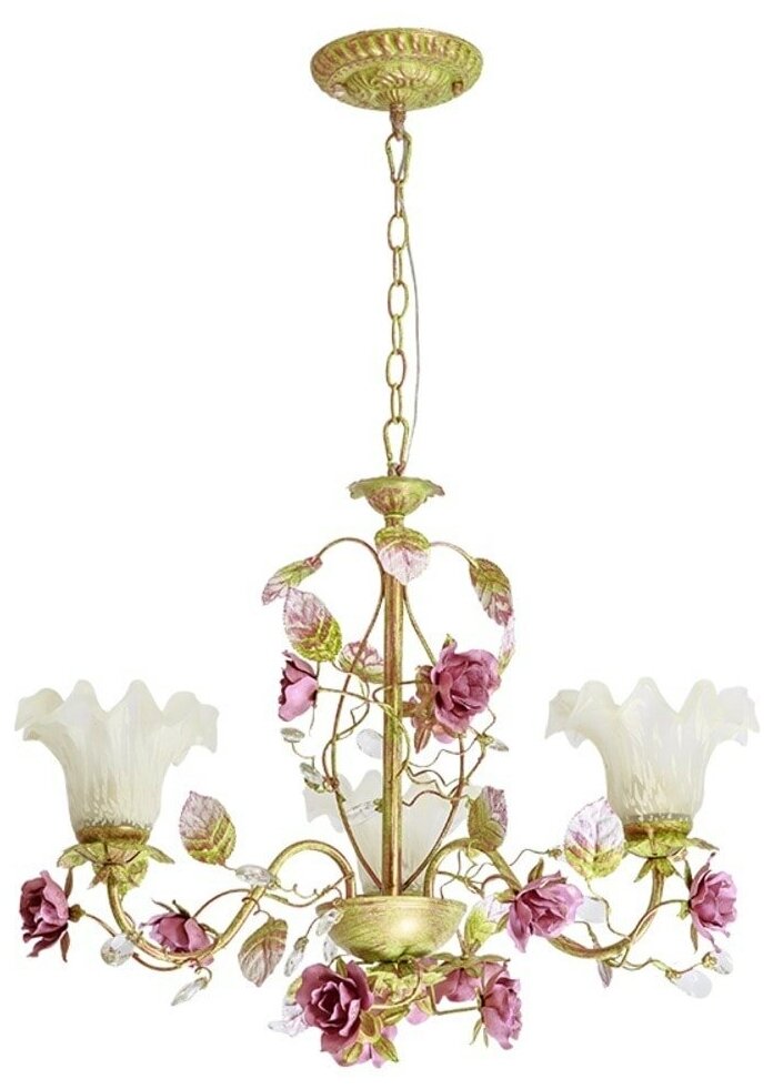 

Светильник Veneto Luce 1289/3 Pink Gold