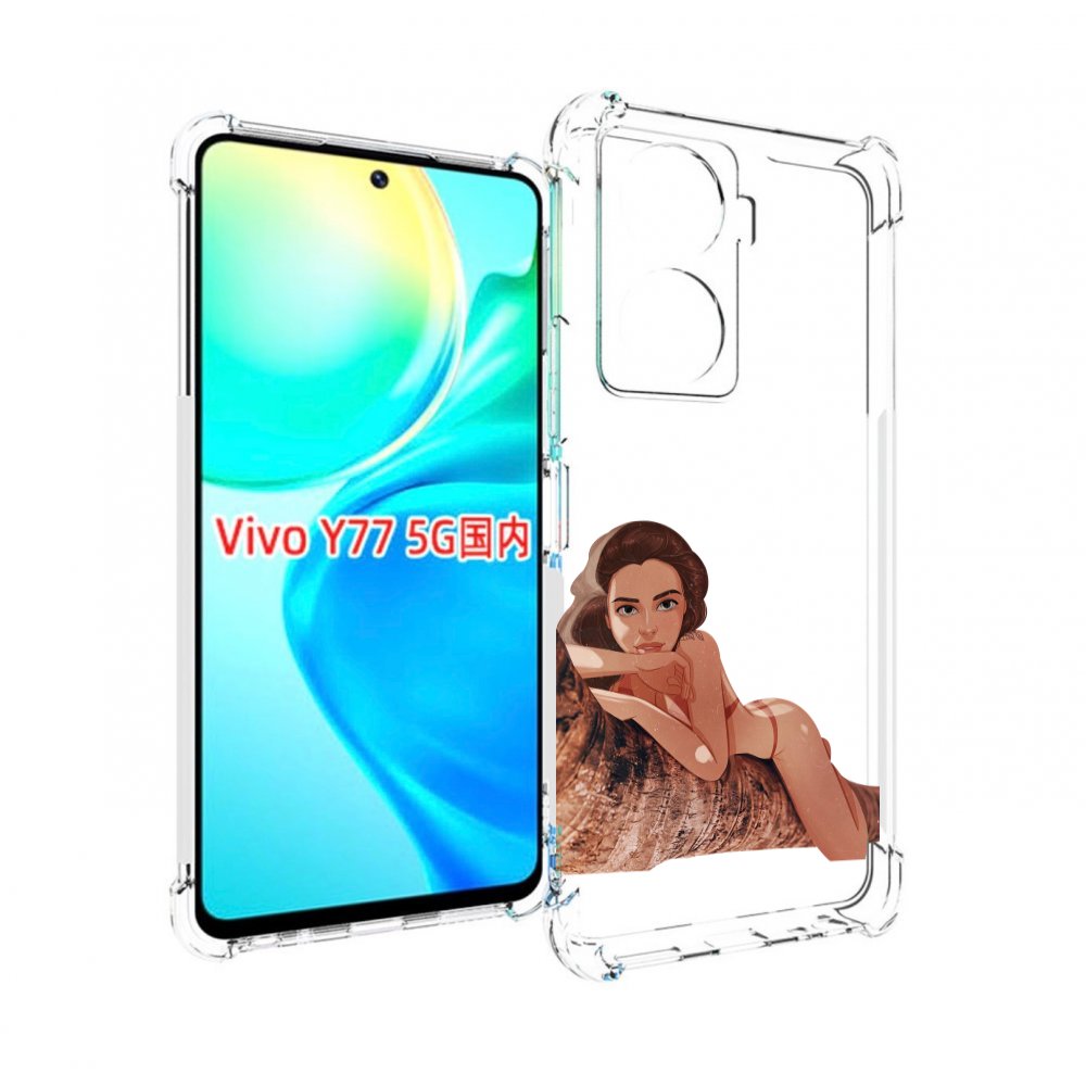 

Чехол MyPads амазонка-на-дереве для Vivo Y77 5G, Прозрачный, Tocco