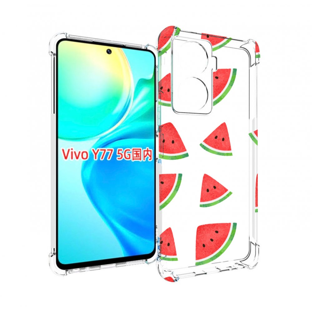 

Чехол MyPads арбузики для Vivo Y77 5G, Прозрачный, Tocco